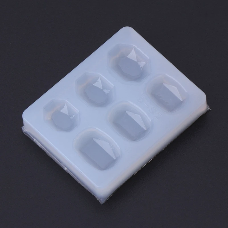 

Silicone Mold DIY Jewelry Making Mirror Pendant Diamond Epoxy Resin Crafts Cake