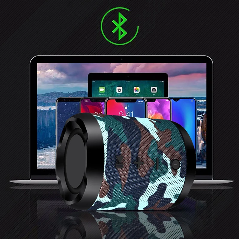 2019 Мини Bluetooth Динамик LIGE портативная беспроводная акустическая система 3D стерео