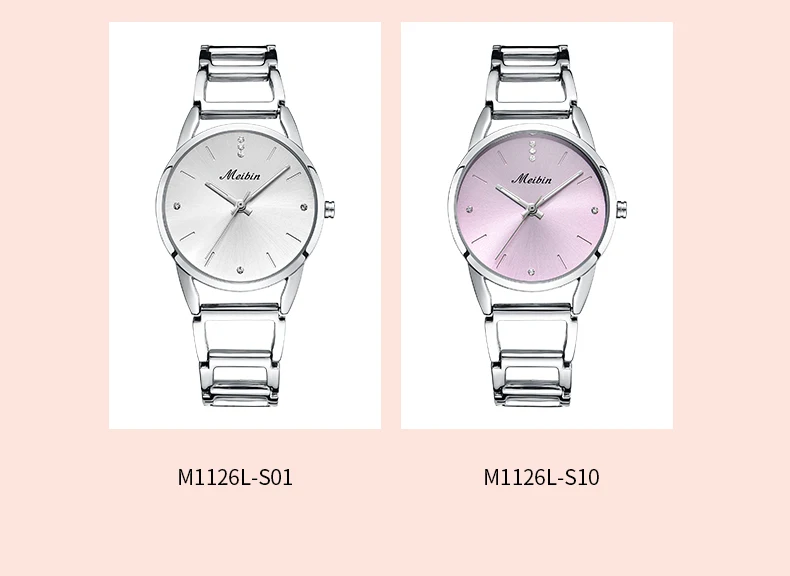 MEIBIN Hot Sale Elegant Women Bracelet Watch Fashion Ladies Quartz Watches Casual Female Wristwatch Montre Femme Gifts 1126