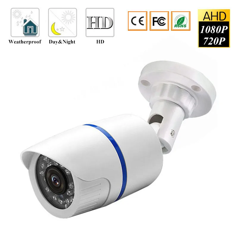 Камера наблюдения 720P 1080P AHD камера дневного ночного видения CCTV камера AHD 1MP 2MP ИК наружная Водонепроницаемая камера безопасности