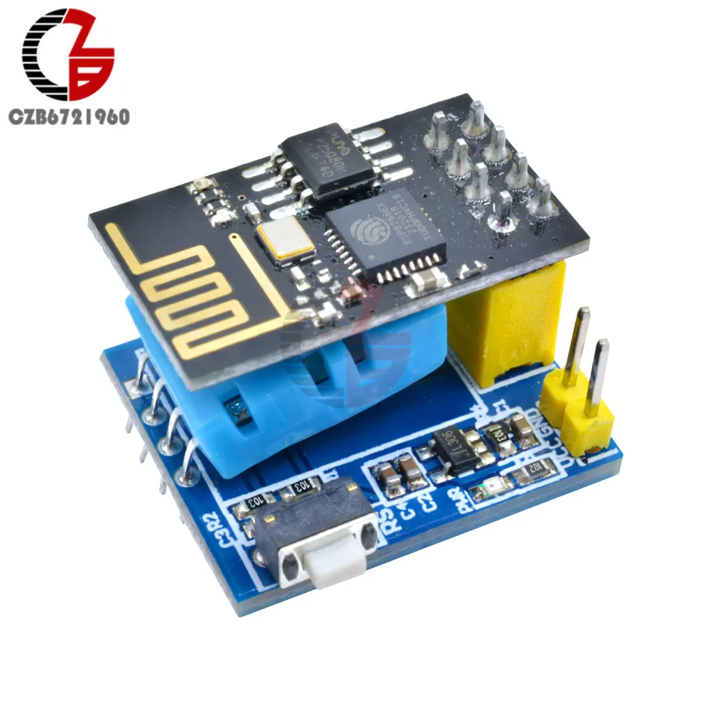 Беспроводной Wifii ESP8266 ESP-01S ESP-01 DHT11 датчик температуры и влажности модуль для умного дома IOT термостат Humidistat Humiture - Цвет: ESP8266 ESP-01