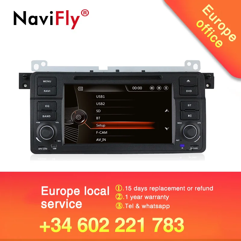

7inch Original UI Car dvd player radio for BMW E46 1998-2006 M3 car gps navigation car stereo multimedia player BT USB SD RDS