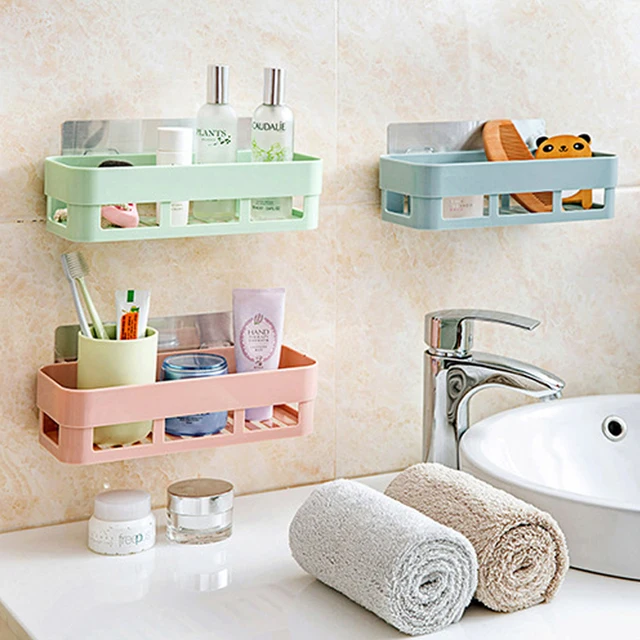LanLan Bathroom Shelf Adhesive Badkamer Rek Storage Rack Corner ... LanLan Bathroom Shelf Adhesive Badkamer Rek Storage Rack Corner ...