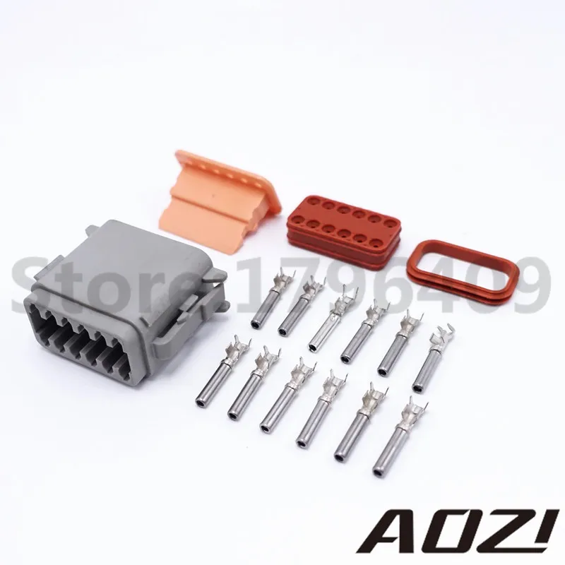 10 Sets TE DEUTSCH 12 Pins Enhanced Seal Waterproof Automotive