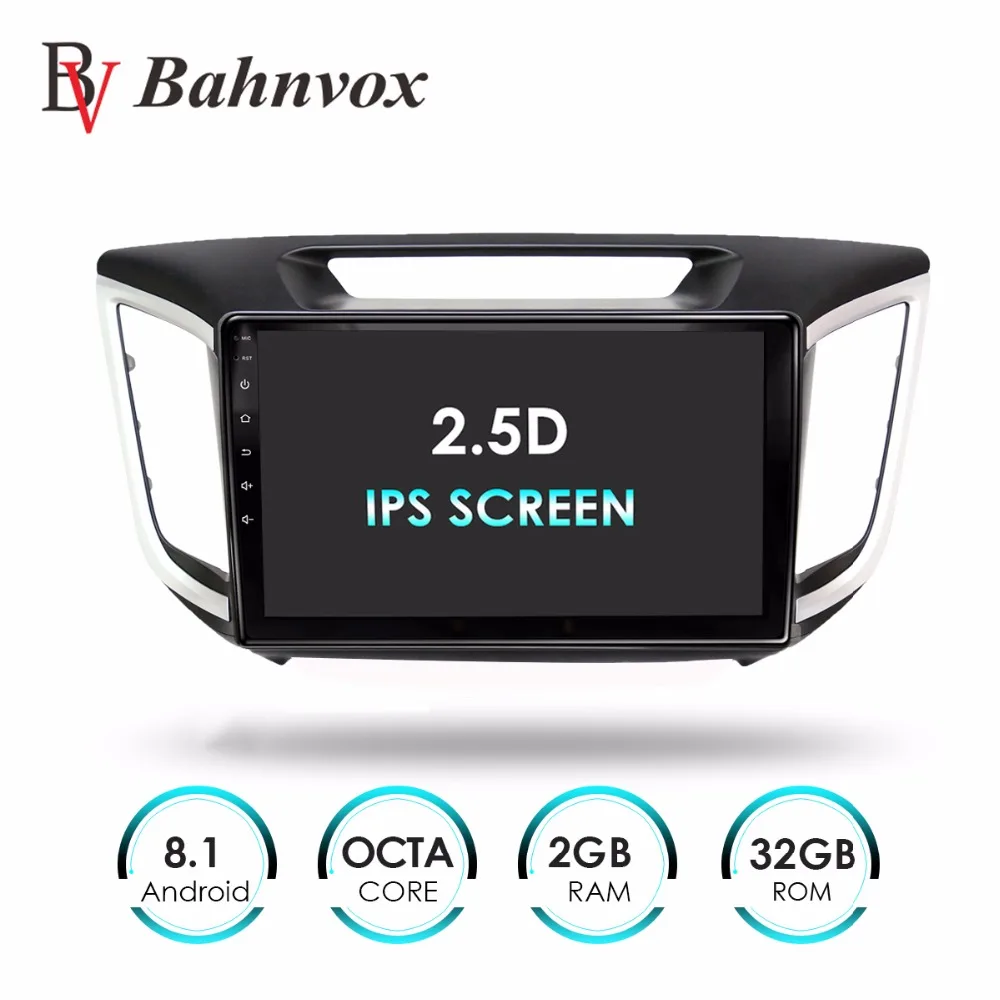 Android 8 1 Восьмиядерный автомобильный DVD для HYUNDAI IX25 CRETA 2014 2016 Радио gps навигационная