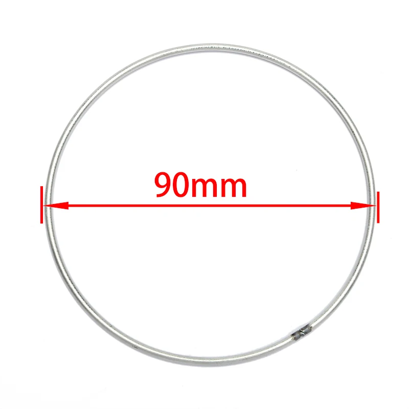 10pcs 35-200mm Dream Catcher Reve Circle Rings Findings Hanging Round cercle metal pour attrape reve Net Jewelry DIY 