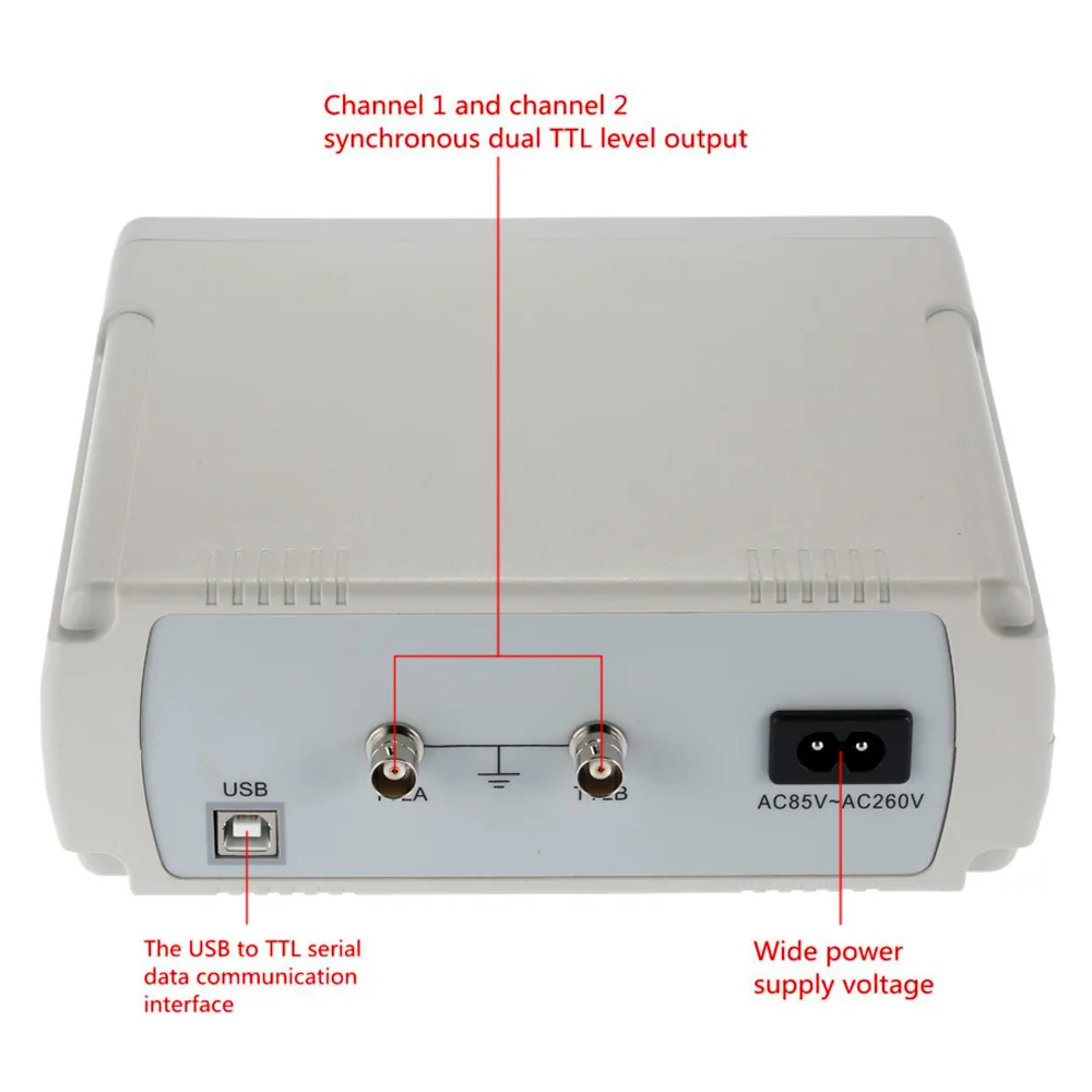 12MHz цифровой генератор сигналов двухканальный DDS генератор Функция генератор произвольное синусоидальное генератор частоты 12 бит 250MSa/s