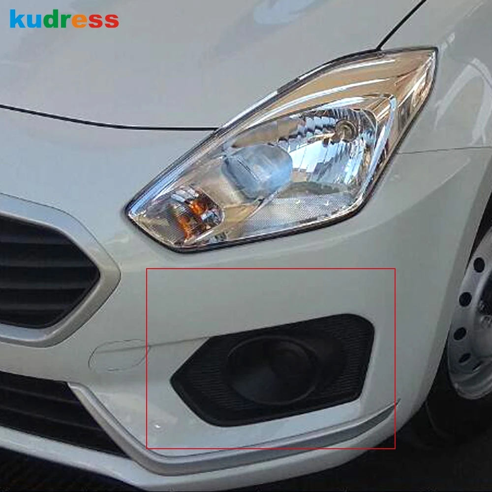 Accessories Chrome Pair Front Fog Light Covers For Toyota RAV4 2013 2014 2015