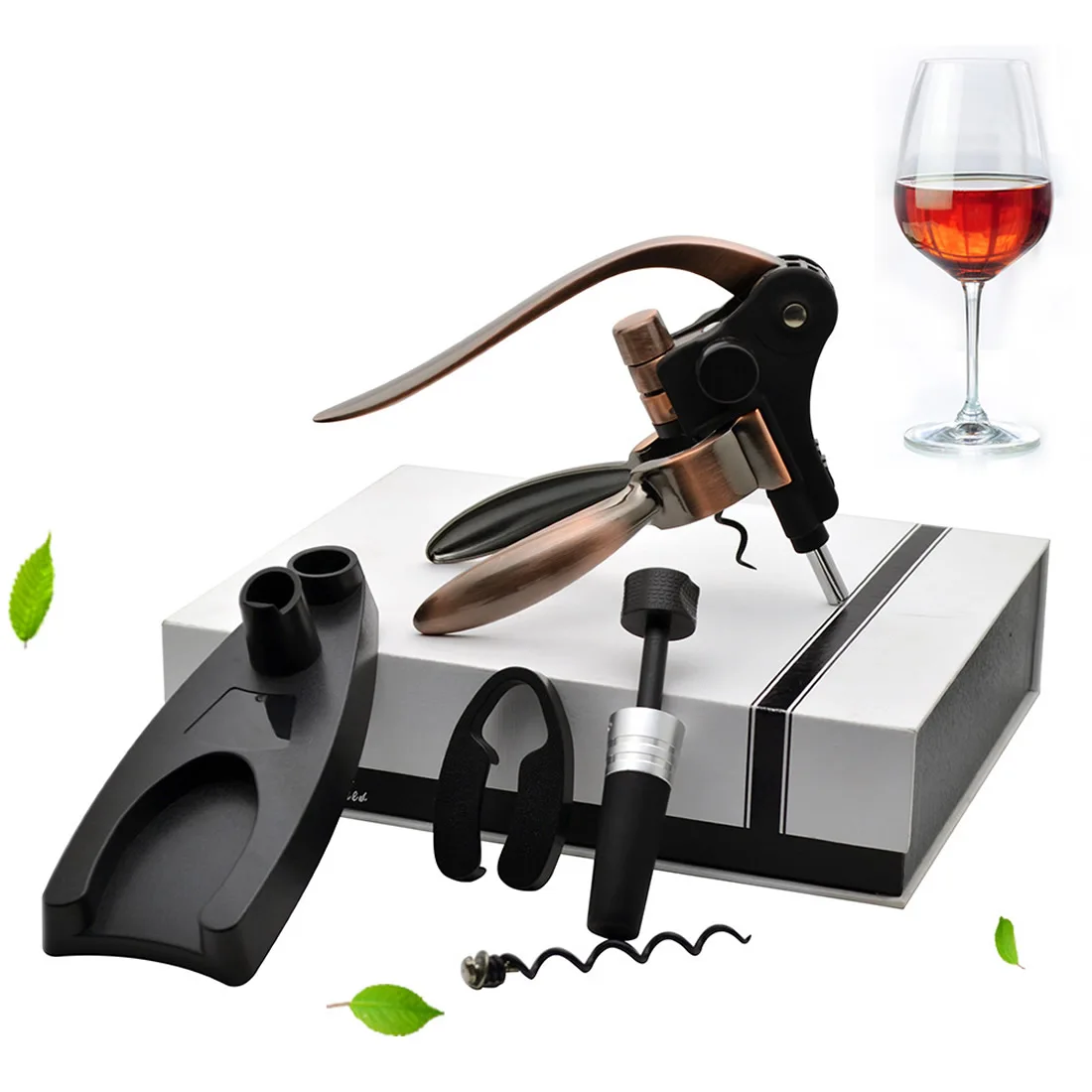 Buy Zinc Alloy Red Wine Opener Pourer Wine Ring Bottle