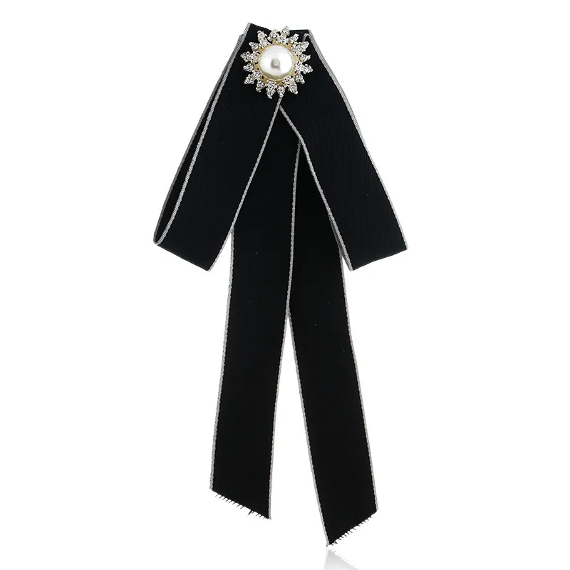 Женская длинная брошь бант с жемчугом 3 цвета|brooches for women|bow tie broochbrooch fashion |