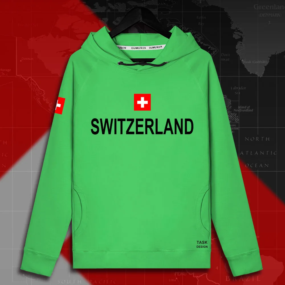 Swiss Confederation Switzerland CHE CH Confoederatio Helvetica мужские пуловеры с капюшоном, толстовки, Мужская толстовка, тонкая новая уличная одежда