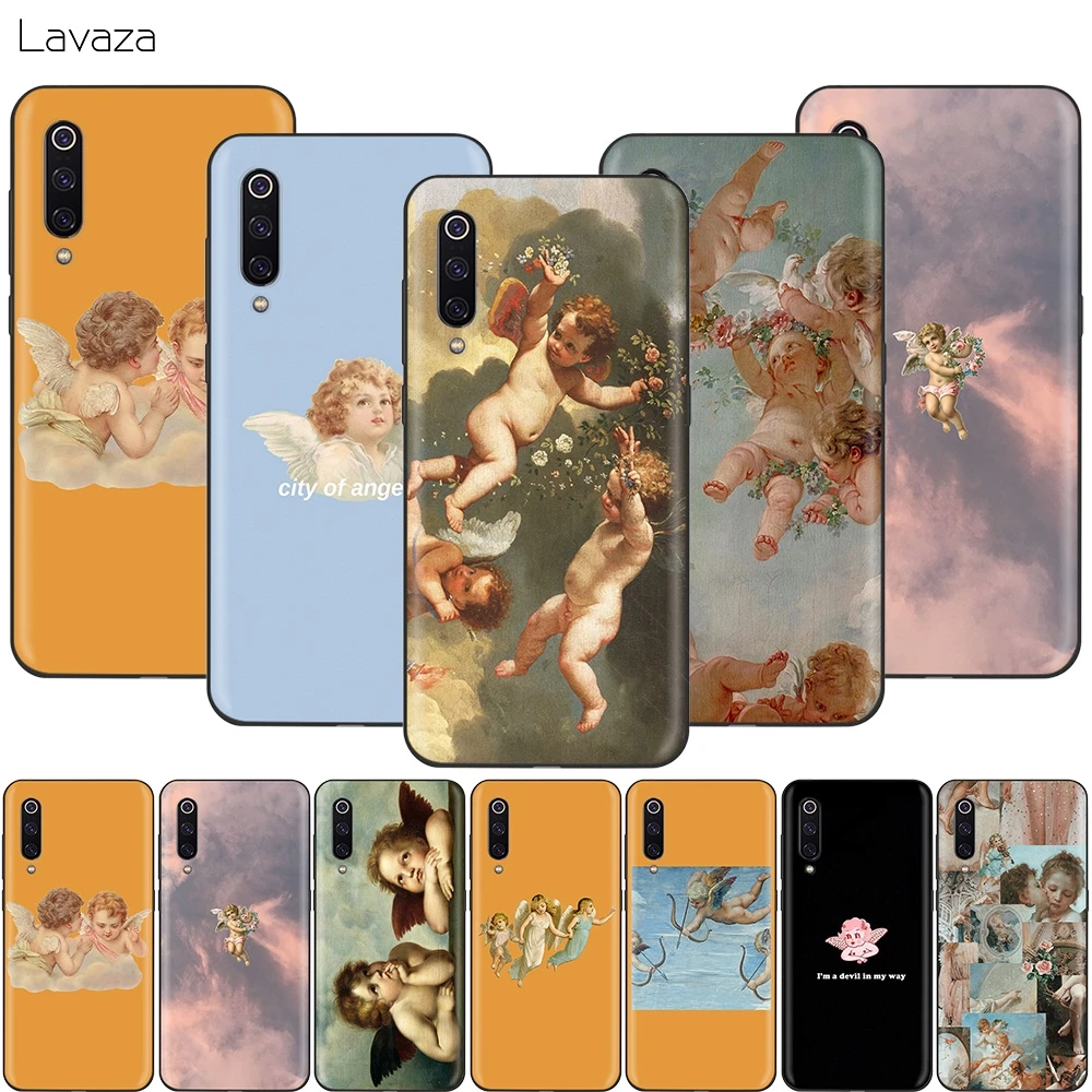

Lavaza Vintage Style Cute Little Angel Case for Xiaomi Redmi Note 8 7 6 6A 5 5A 4 4X 4A Go Pro Plus Prime