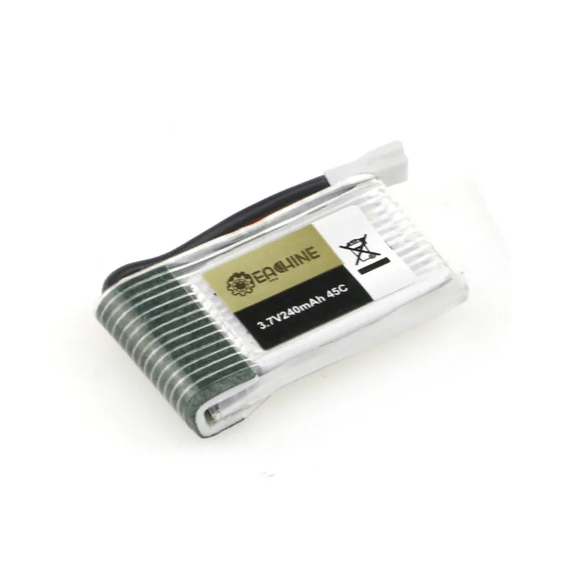 Eachine E010S обновление 3,7 V 240 MAH 45C аккумуляторная батарея Lipo для р/у мини Квадрокоптер Запчасти для Дронов аксессуары