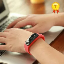 Женский подарок смарт-браслет кровяного давления фитнес-браслет трекер физической активности, браслет с цветным экраном погоды