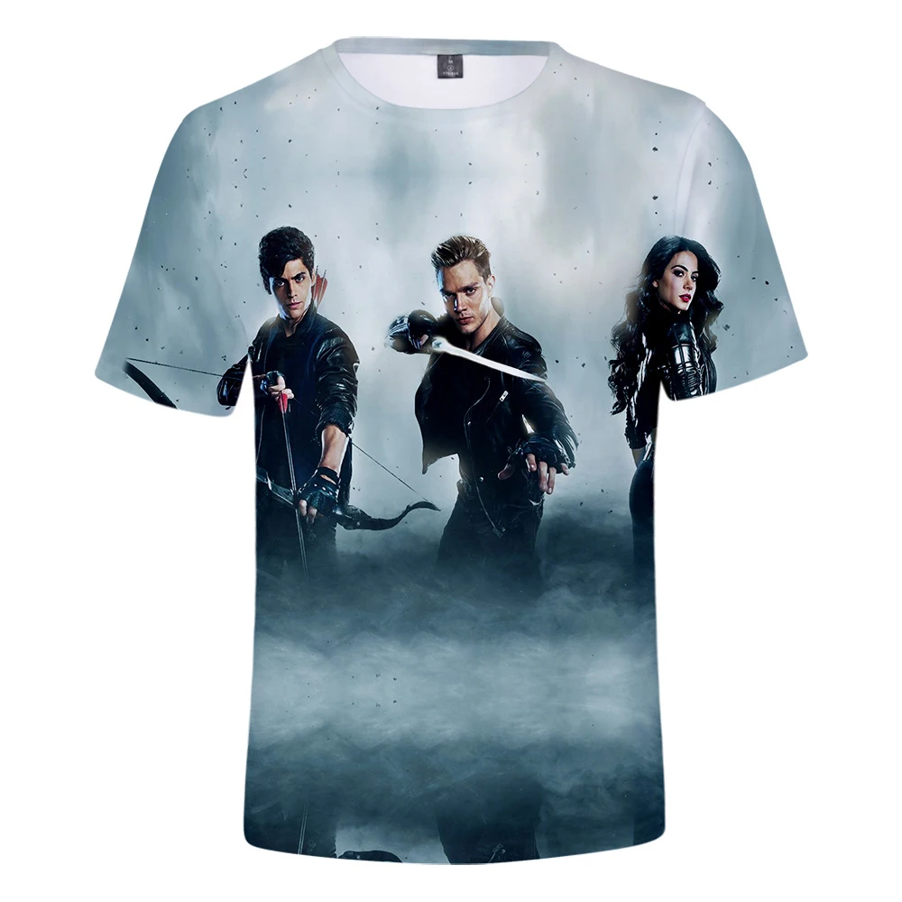 Shadowhunters Clary Fray Jace Wayland футболка Летняя модная с короткими рукавами Kpop