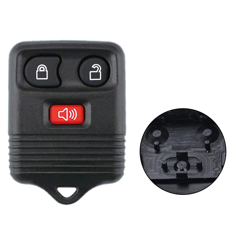 

3 Button Car Key Transit Keyless Entry Fits For Ford Mazda Remote Control Clicker Transmitter Silica Gel Key Shell Car Parts