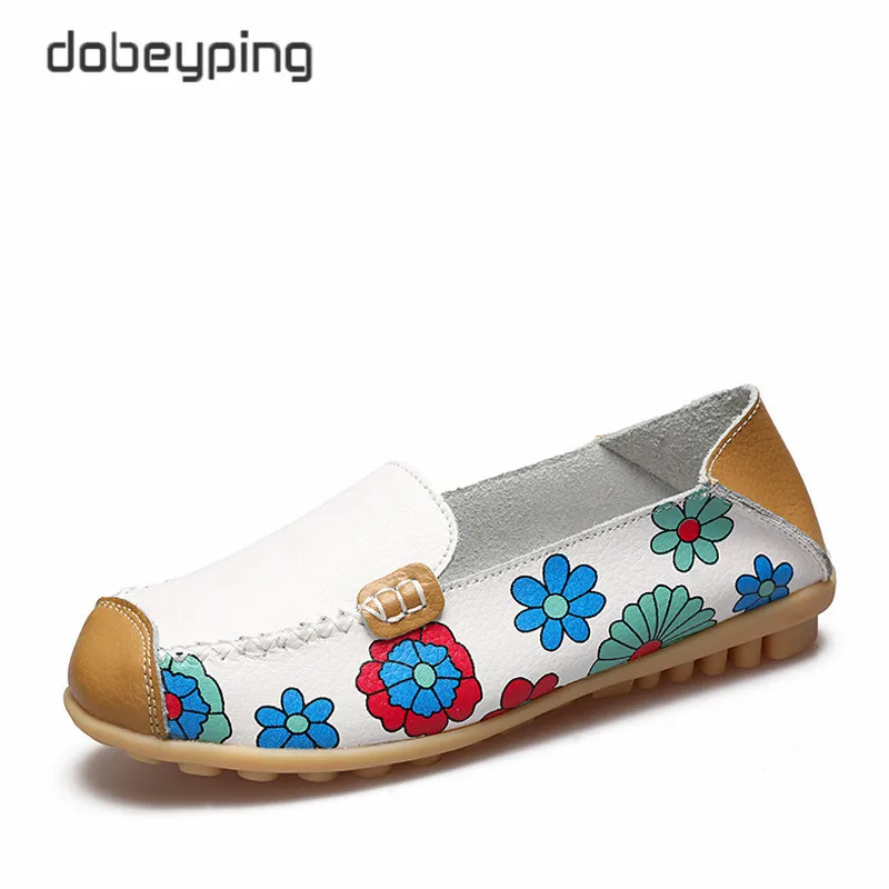 Женские повседневные туфли из мягкой натуральной кожи на плоской подошве с