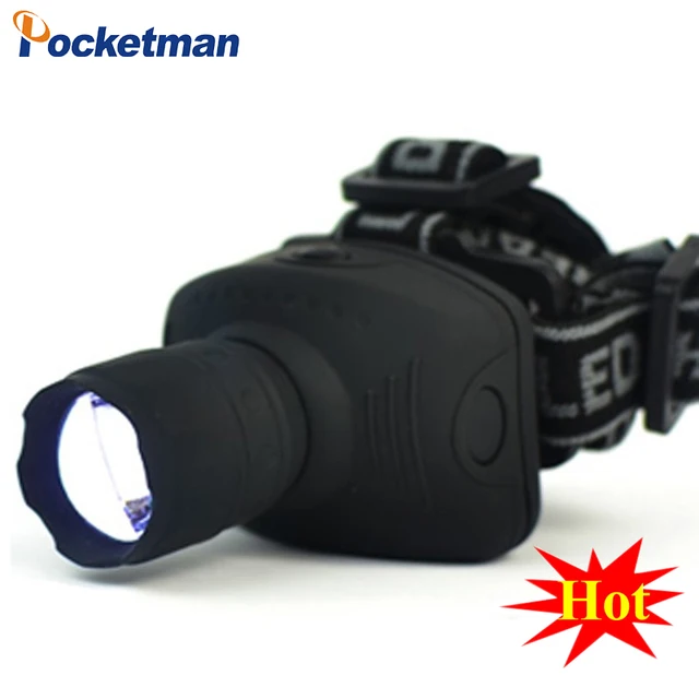 Sensor Q5 LED Headlamp Camping frontal head torche 18650 AAA Headlight