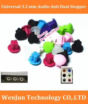 

Universal 3.5 mm Audio aperture Cap anti dust stopper Protect cover 3.5mm Earphone dust plug Mike tuyere for Laptop desktop