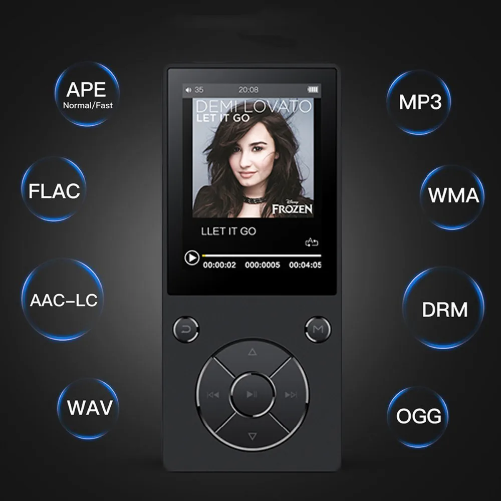 MP3 плеер с Bluetooth 2," на тонкопленочных транзисторах на тонкоплёночных транзисторах Цвет Экран HIFI без потери качества звука Встроенный динамик MP3 плеер Поддержка карт TF объемом до 128 г