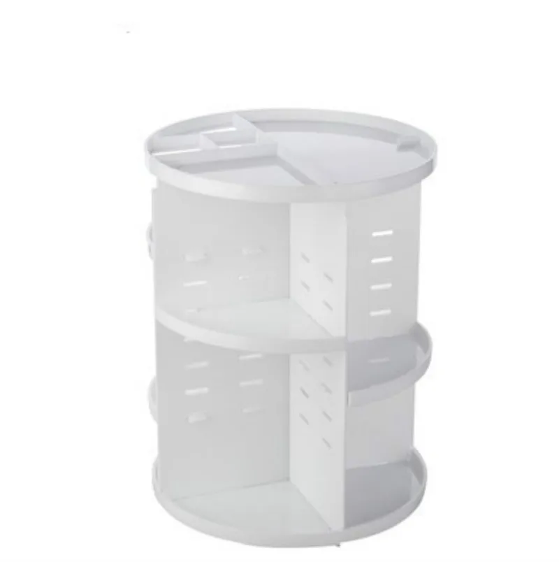 Makeup Organizer 360 Degree Rotation Adjustable Multi-Function Cosmetic Storager, Large Capacity Fits Different Type of Cosmetic