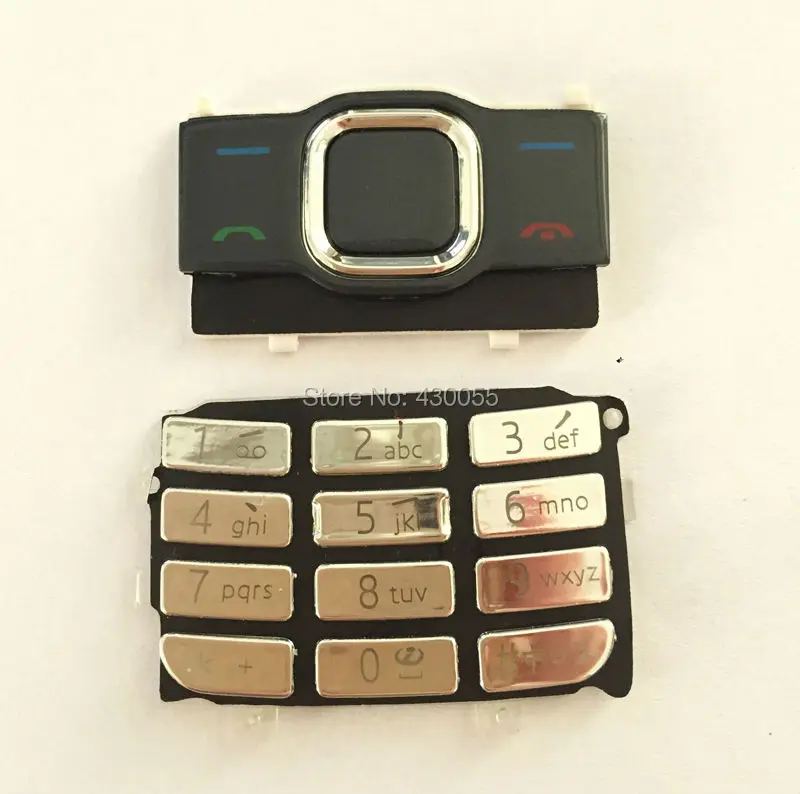 

Silver new housing main function keypads,keyboards,buttons for Nokia 7610S,Free shipping