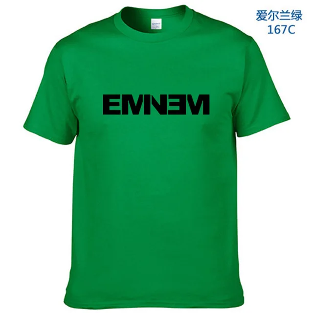 Green-B Модные Эминем футболка Для мужчин одежда от Noah хлопок Palace Skateboards футболки Летний стиль короткий рукав Футболка дворец футболка - Color: Green-B