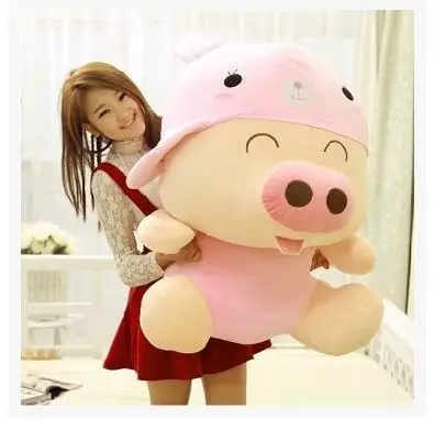 Набивная игрушка Огромный около 95 см плюшевая свинка McDull игрушка перевернутая к Панде, кролику, лягушке, утке мягкая обнимающая Подушка подарок на день рождения w3528 - Высота: 95cm rabbit style