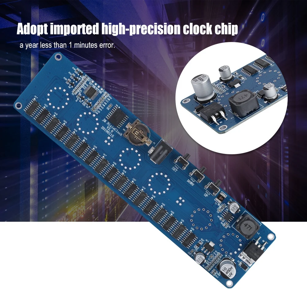 DIY IN12 PCBA комплект для электронных часов 11 V-13 V цепи модуль доска Лидер продаж
