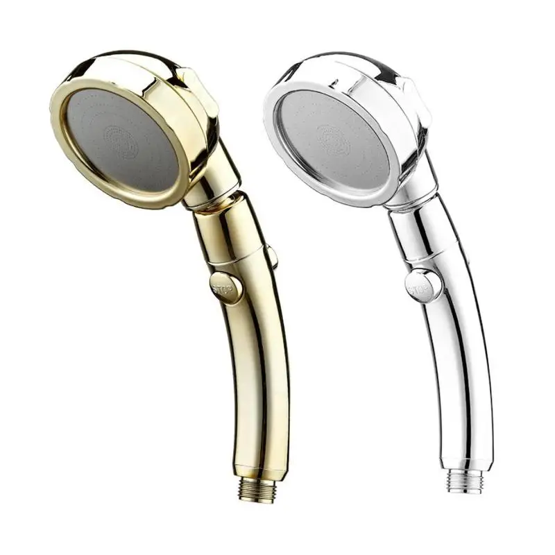 

Adjustable Water Saving Shower Head 360 Degrees Rotating Shower Head 3 Mode Shower Water Pressure Shower Head With Stop Button