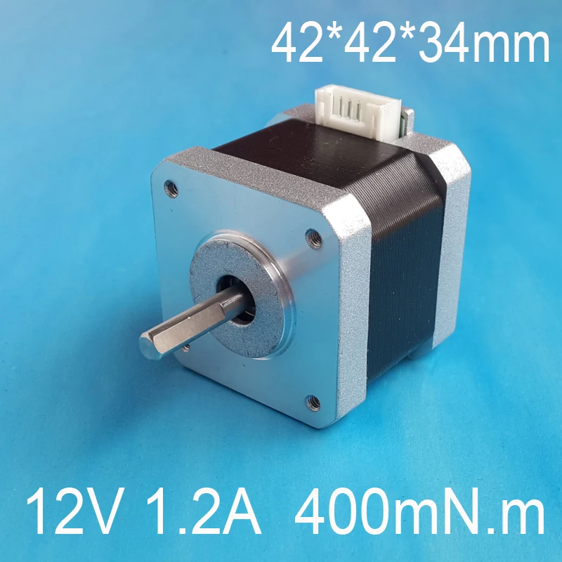 DC 12V 24V 36V 1.2A 400mN.m мотор для станков с ЧПУ XYZ CE сертификации 4 свинец Nema17 шаговый