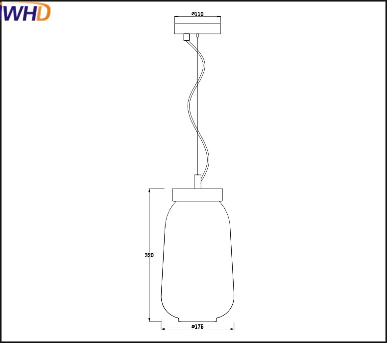 Iwhd LED Lámparas colgantes moda moderna lámpara colgante de madera interior Iluminación accesorios cocina bar colgante lámpara iluminacion