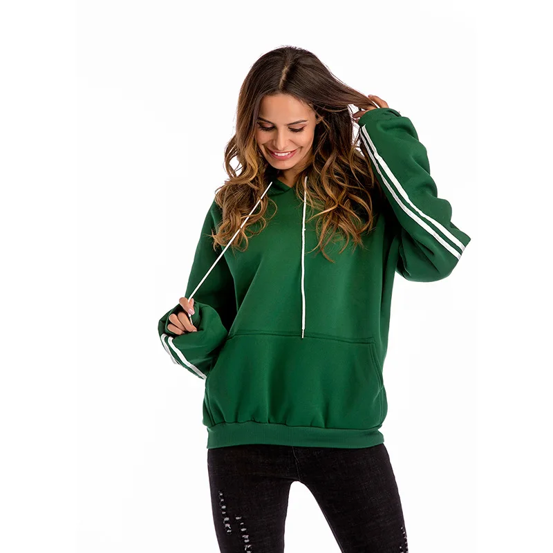 

Bella Philosophy 2018 autumn winter new Hooded plus size thick sweatershirt women oversized causal pullover hoodies