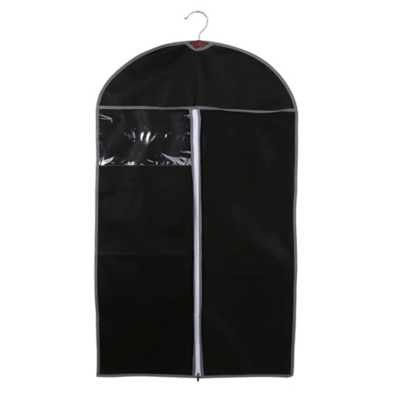 60X80cm Одежда Пылезащитная одежда контейнеры с крышками для хранения одежда костюм пальто платье защитная оболочка - Цвет: 60X80cm