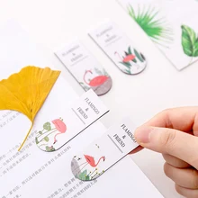 Лидер продаж Мини Прочный свежий милый мультфильм магнитные закладки книги маркер Бумага клип студент, школа, офис Канцелярские Закладка