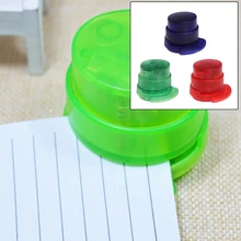 Новинка, бумажный степлер, прозрачный штапель без скоб степлер, скрепляющий бумагу, школьные офисные аксессуары