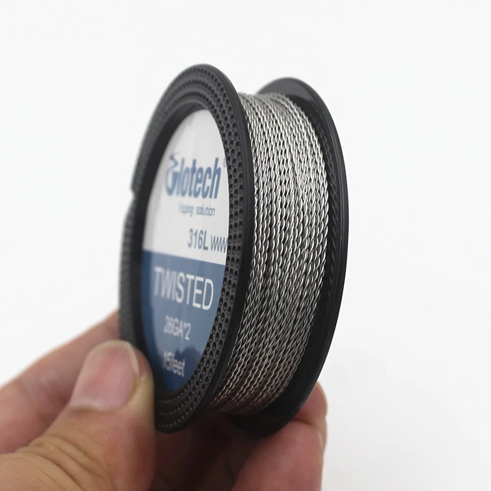 Glotech 316L Alien Tiger Fused Clapton Heating Wire Hive Mixed Twisted Coil Wire for DIY RDA RBA Atomizer Building Vape Coils Glotech 316L Alien Tiger Fused Clapton Heating Wire Hive Mixed Twisted Coil Wire for DIY RDA RBA Atomizer Building Vape Coils