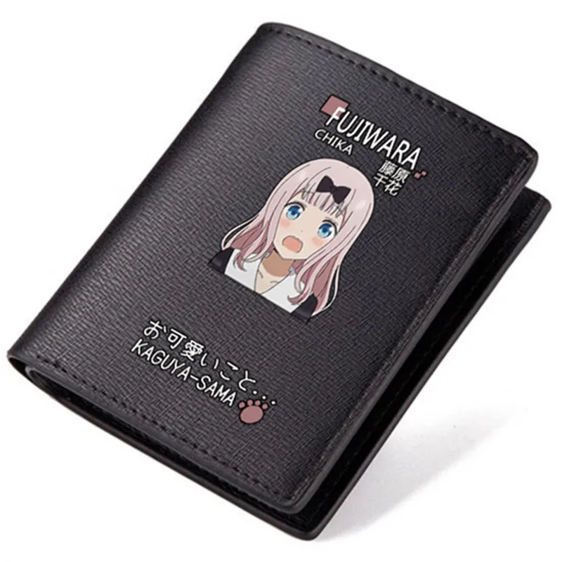 Kaguya sama Love Is War сумка для денег Kawaii Длинный кошелек с карманом монет из