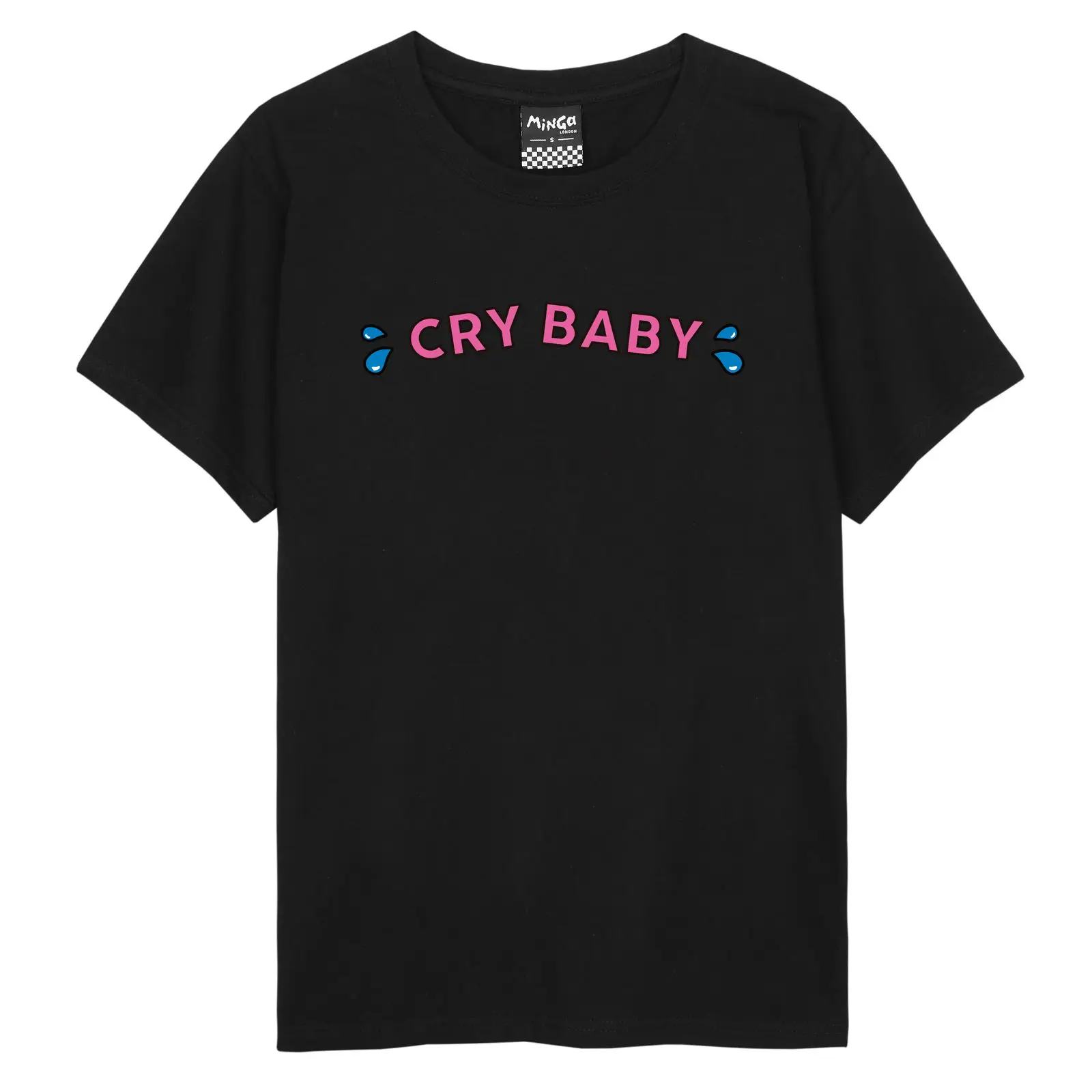 CRY BABY T SHIRT TEE TOP WOMENS MENS FUN TUMBLR GRUNGE KAWAII CUTE