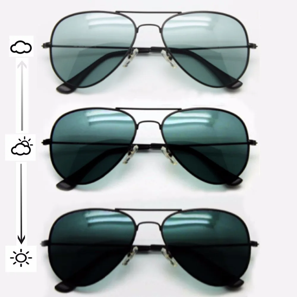 transition aviator sunglasses