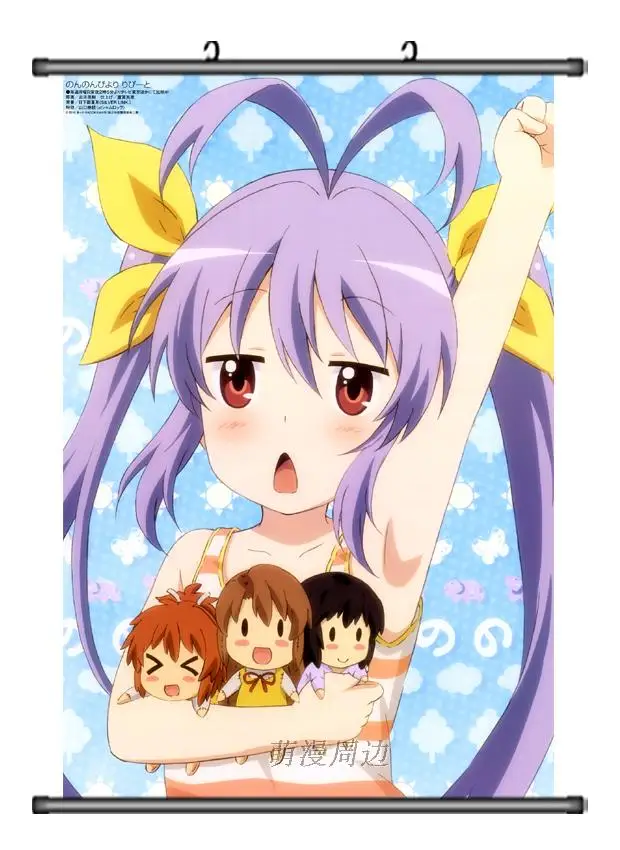 Японское аниме Non Biyori Hotaru Ichijo & Natsumi Koshigaya Miyauchi Renge домашний декор настенный плакат