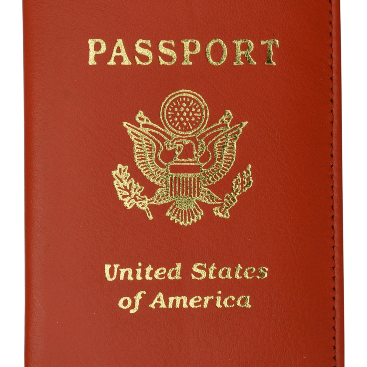 Genuine Leather USA Passport Wallet, Holder, Cover for Travel (4)