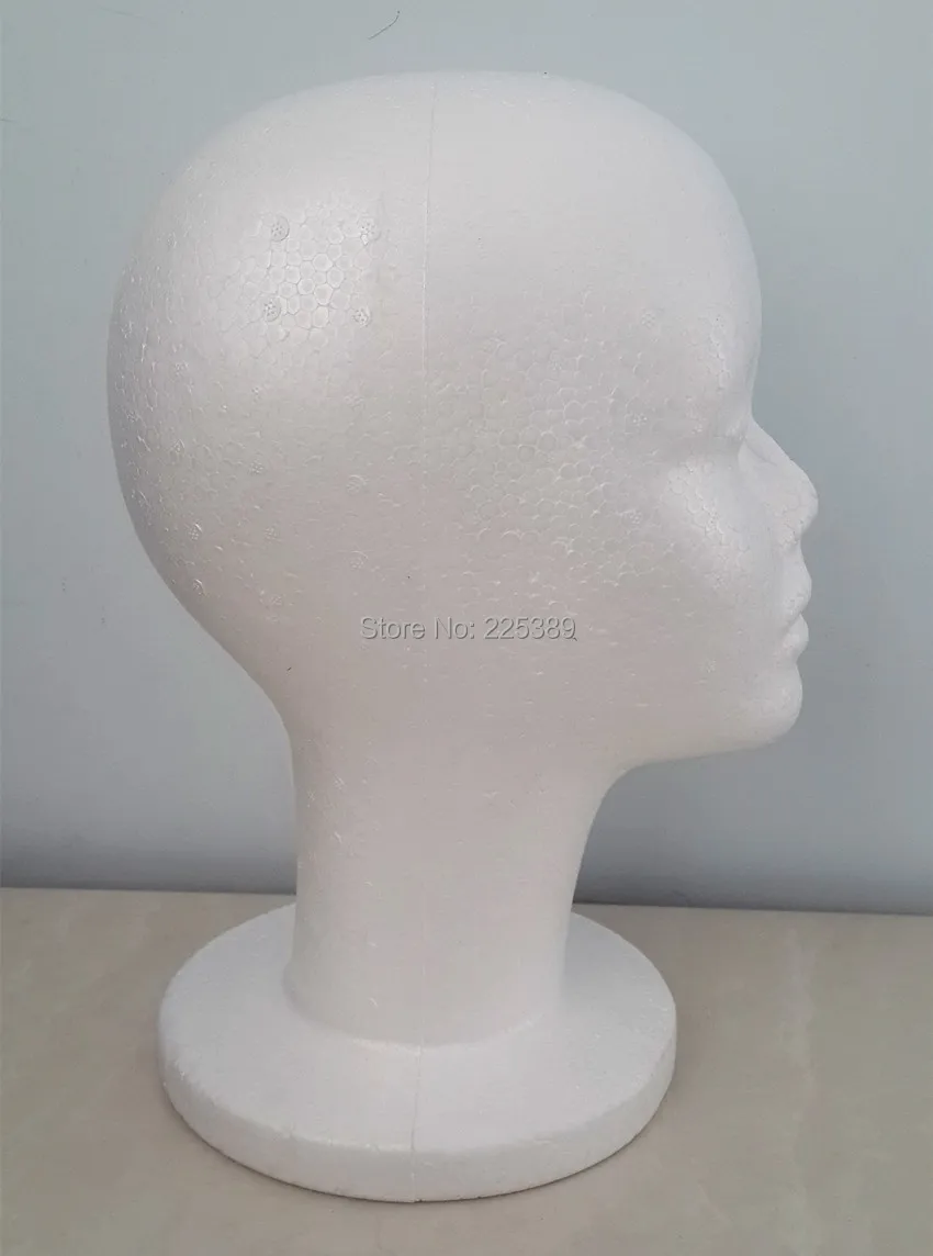 Styrofoam Foam Mannequin Head Stand Model,box packagein Mannequins