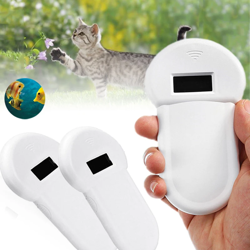 RFID ISO FDX-B Pet Chip Reader Microchip OLED Display Low Frequency Handheld Animal Microchip Scanner