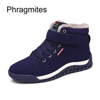 

Phragmites Winter Cotton Shoes Casual Warm High Upper Winter Shoes Men Outdoor Snow Boots Autumn Winter Fashion Men Boots