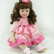 Модные виниловые силиконовые перерожденные куклы младенцы, сопровождать Спящая кукла ручной работы реалистичные принцесса кукла "малыш" детские фирменные рождественские подарки