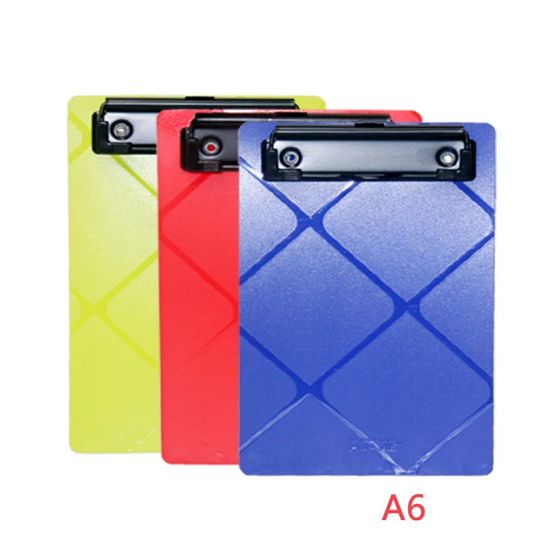 6 soft plastic board clip clipboards writing memo pad folder menu paper clipspaper clip factory