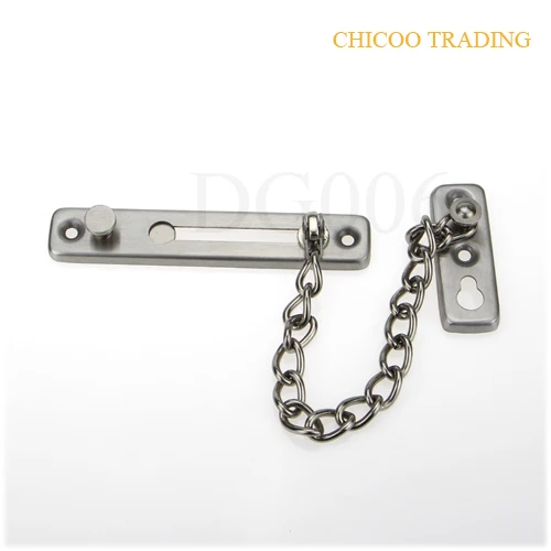 

Door Chain, Security 304 Stainless steel Security Door Chain Anti-theft clasp door chain Door Safety Lock Chain