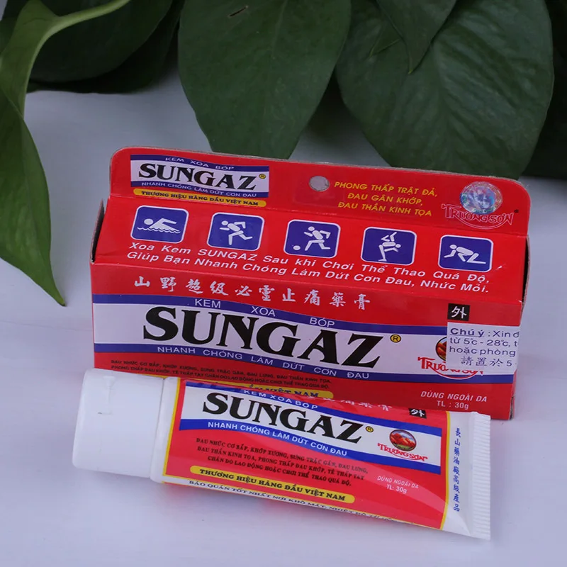 Vietnam Sungaz быстрое облегчение боли 2 шт. бальзам для снятия обезболивающий крем