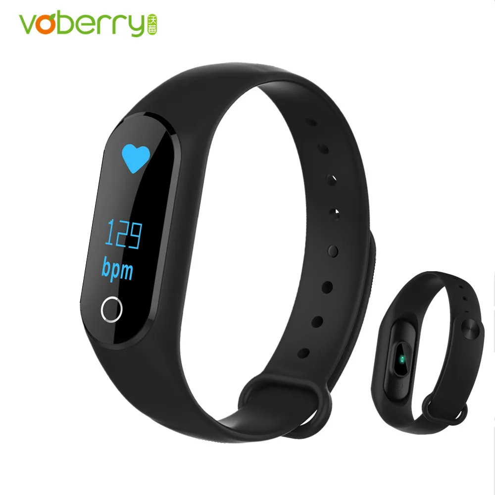 

VOBERRY M6S Smart Wristband Heart Rate Monitor Fitness Tracker Smart Band Waterproof Smartband Anti-lost Remind Smart Bracelet